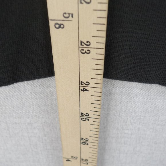 Roxy Hoodie Womens Small Black Pullover Long Sleeve Kangaroo Pockets Graphic - Picture 6 of 8